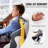 Flip Up Captain Boat Seat with Bolster Waterproof Cushion Fishing Chair