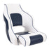 Flip Up Captain Boat Seat with Bolster Waterproof Cushion Fishing Chair