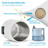 4L Water Distiller 1L/H Distilled Water Maker Timing & Temp Display White