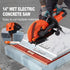 Electric Concrete Saw, 14 in, 2000 W Motor Circular Saw Cutter with Max. 5 in Adjustable Cutting Depth, Wet Disk Saw Cutter Includes Water Line, Pump and Blade, for Stone, Brick