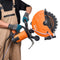 Electric Concrete Saw, 14 in, 2000 W Motor Circular Saw Cutter with Max. 5 in Adjustable Cutting Depth, Wet Disk Saw Cutter Includes Water Line, Pump and Blade, for Stone, Brick