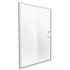 Semi-frameless Shower Door 57.7-59" x 70" SGCC Tempered Glass 1/4" Chrome