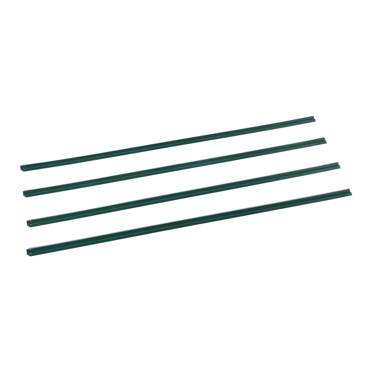 Chain Link Fence Privacy Slats 4FT HDPE Bottom Locking Green 10FT Coverage