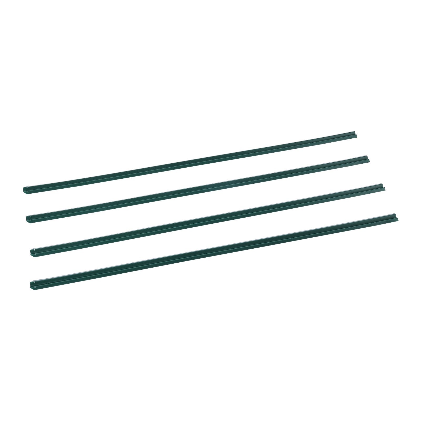 Bottom Locking Privacy Slats, Single-Wall Vertical Bottom-Locking Slats for Chain-Link Fence, High-Density HDPE Chain Link Slats Ideally Fit 1.2 m High Fence for Garden Farm Sports Field(Green)