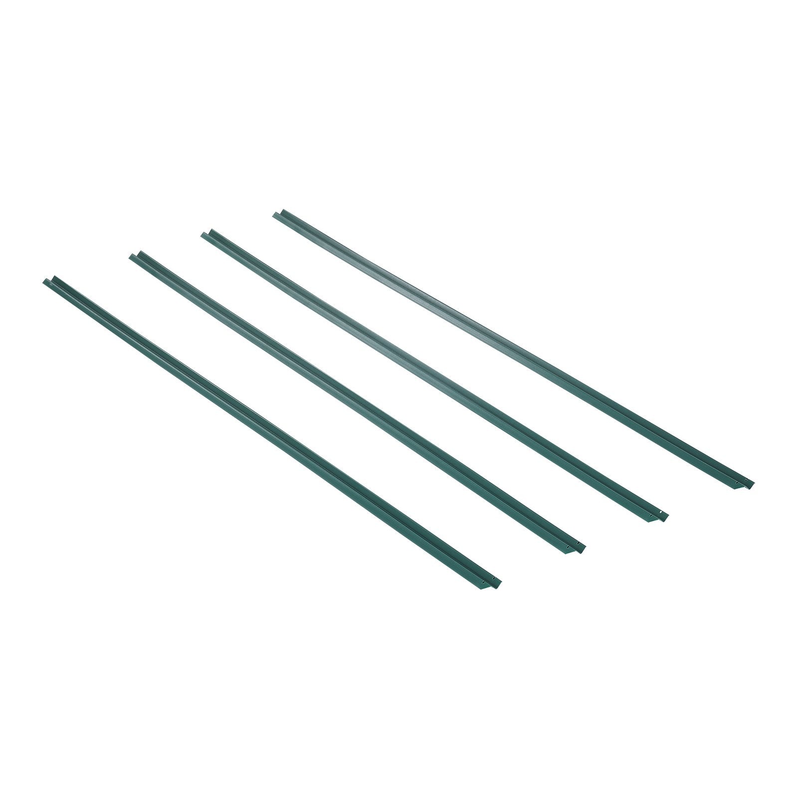 Bottom Locking Privacy Slats, Single-Wall Vertical Bottom-Locking Slats for Chain-Link Fence, High-Density HDPE Chain Link Slats Ideally Fit 1.2 m High Fence for Garden Farm Sports Field(Green)