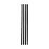 6ft Chain Link Fence Privacy Slats HDPE Bottom Locking Black 82 Pack