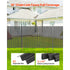 6ft Chain Link Fence Privacy Slats HDPE Bottom Locking Black 82 Pack