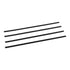 6ft Chain Link Fence Privacy Slats HDPE Bottom Locking Black 82 Pack