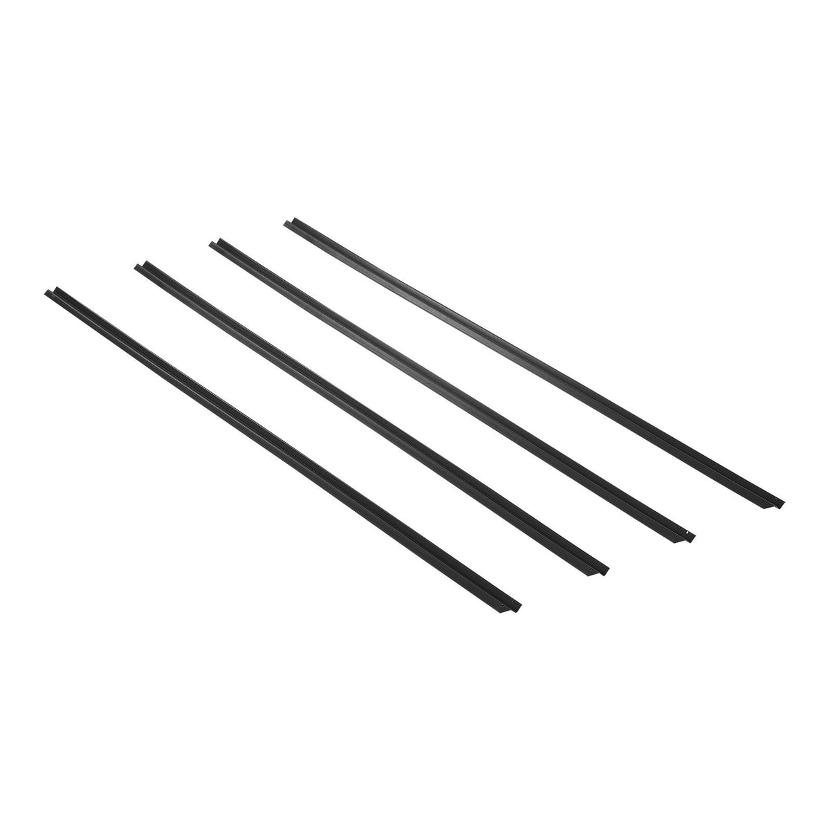 6ft Chain Link Fence Privacy Slats HDPE Bottom Locking Black 82 Pack