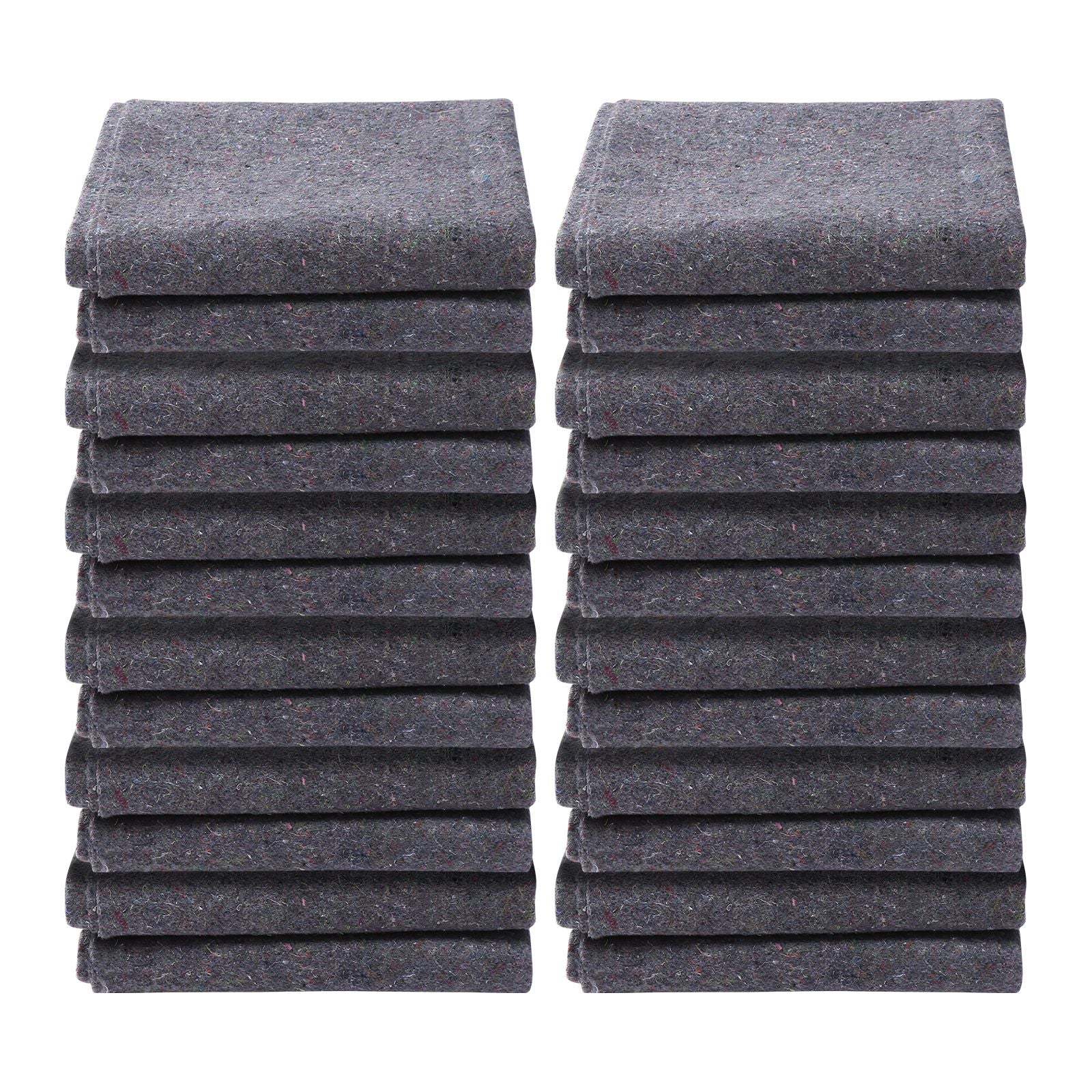 Moving Blankets, 1829 x 1372 mm, 12 kg/dz Weight, 12 Pack, Professional Recycled Cotton Packing Blanket, Large Heavy Duty Shipping Mover Pads Perfect for Protecting Furniture, Floors, Appliances