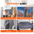 Moving Blankets, 1829 x 1372 mm, 12 kg/dz Weight, 12 Pack, Professional Recycled Cotton Packing Blanket, Large Heavy Duty Shipping Mover Pads Perfect for Protecting Furniture, Floors, Appliances