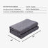 Moving Blankets, 1829 x 1372 mm, 12 kg/dz Weight, 12 Pack, Professional Recycled Cotton Packing Blanket, Large Heavy Duty Shipping Mover Pads Perfect for Protecting Furniture, Floors, Appliances