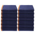 VEVOR Moving Blankets, 2032 x 1829 mm, 15.6 kg/dz, 12 Packs, Professional Non-Woven & Recycled Cotton Packing Blanket, Heavy Duty Mover Pads for Protecting Furniture, Floors, Appliances, Blue/Orange
