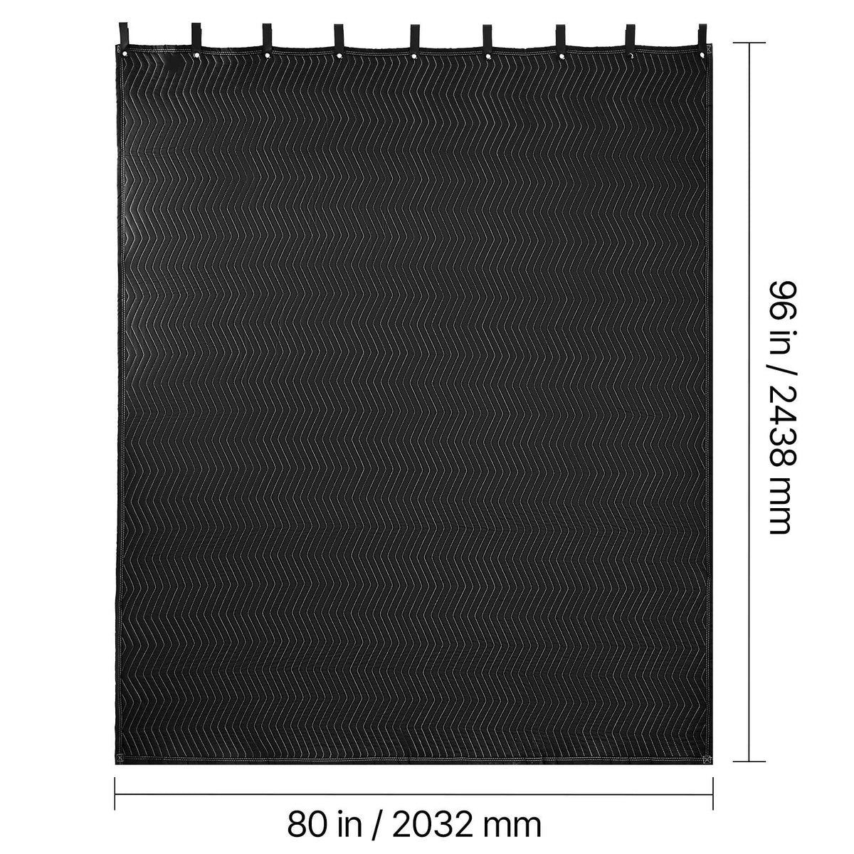2 Pack Sound Dampening Blankets 2438x2032mm Extra Large Soundproof Set
