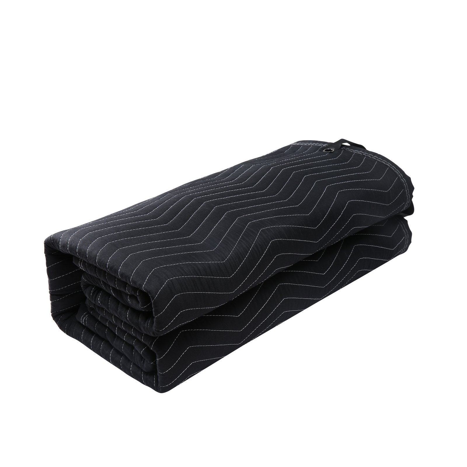 Sound Dampening Blanket, 2438 x 2032 mm Extra Large Studio Grommeted Soundproof Blanket with Grommets, Light Blocker for Door Acoustic Noise Blocking Blanket Studio Sound Absorption Sheet, Black