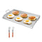 36x22 in Flat Top Griddle Stainless Steel Universal BBQ Grill Pan Cookware