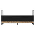 Firewood Rack with Cover 8.4FT Outdoor Log Holder 660lbs Steel Wood Storage