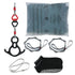 Aerial Silk & Yoga Swing, 8 m Length, Aerial Yoga Hammock Kit with 100gsm Nylon Fabric, Full Rigging Hardware & Easy Set-up Guide, Antigravity Flying for All Levels Fitness Bodybuilding, Green