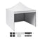 Pop Up Canopy Tent Outdoor Gazebo Tent 10x10FT with Sidewalls & Bag White