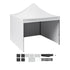 Pop Up Canopy Tent Outdoor Gazebo Tent 10x10FT with Sidewalls & Bag White