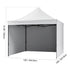 Pop Up Canopy Tent Outdoor Gazebo Tent 10x10FT with Sidewalls & Bag White