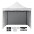 Pop Up Canopy Tent Outdoor Gazebo Tent 10x10FT with Sidewalls & Bag White