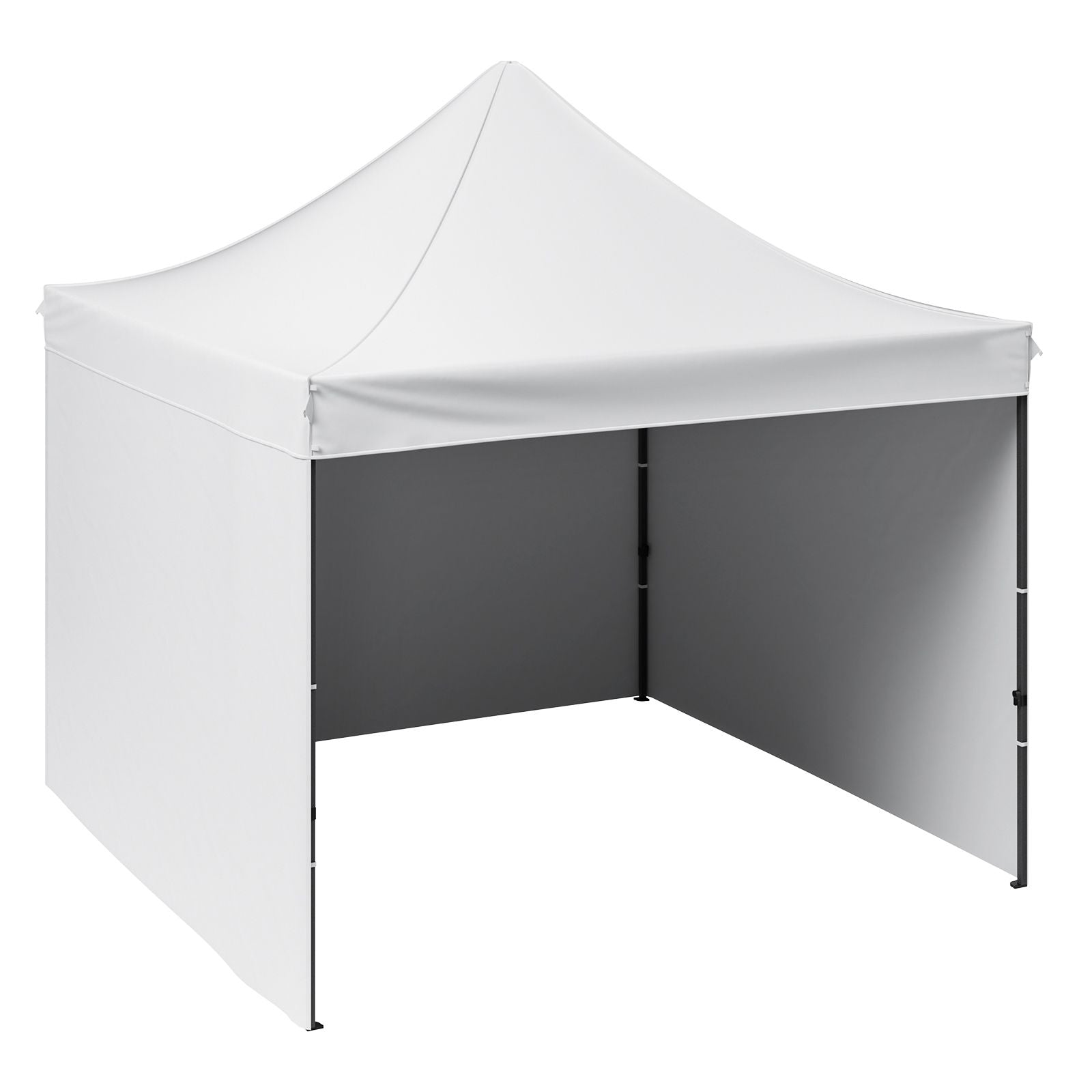 Pop Up Canopy Tent Outdoor Gazebo Tent 10x10FT with Sidewalls & Bag White