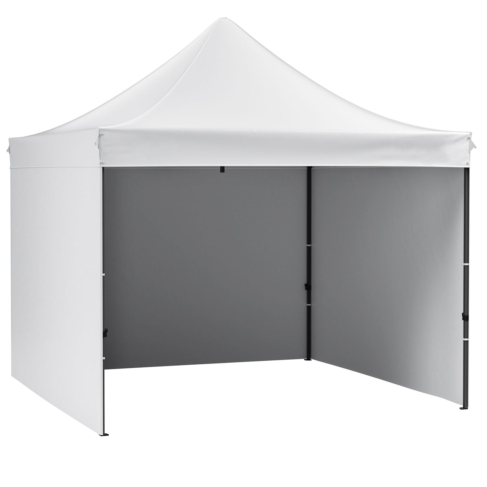 Pop Up Canopy Tent Outdoor Gazebo Tent 10x10FT with Sidewalls & Bag White