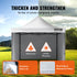 VEVOR Pop Up Canopy Tent Outdoor Gazebo Tent 10x10FT with Sidewalls & Bag White