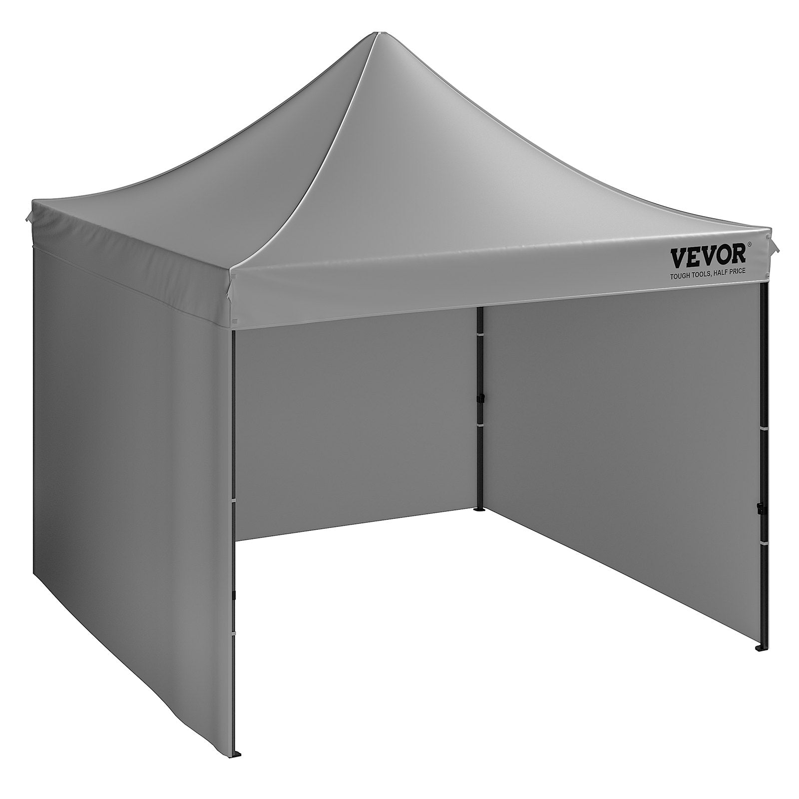304.8 x 304.8 cm Pop up Canopy with Removable Sidewalls, Instant Canopies Portable Gazebo & Wheeled Bag, UV Resistant Waterproof, Enclosed Canopy Tent for Outdoor Events, Patio, Backyard, Party