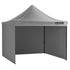 304.8 x 304.8 cm Pop up Canopy with Removable Sidewalls, Instant Canopies Portable Gazebo & Wheeled Bag, UV Resistant Waterproof, Enclosed Canopy Tent for Outdoor Events, Patio, Backyard, Party