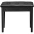 Piano Bench Stool with Storage Compartment Padded Keyboard Seat Wooden Chair