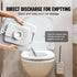 Portable Toilet for Camping, Porta Potty with Carry Bag, 5.3 Gal Waste Tank & 3.2 Gal Flush Tank, Push-Button Pressurized Flush Commode, Leak-proof and Odourless Travel Toilet for Camping Car