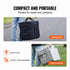 Portable Toilet for Camping, Porta Potty with Carry Bag, 5.3 Gal Waste Tank & 3.2 Gal Flush Tank, Push-Button Pressurized Flush Commode, Leak-proof and Odourless Travel Toilet for Camping Car