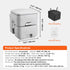 Portable Toilet for Camping, Porta Potty with Carry Bag, 5.3 Gal Waste Tank & 3.2 Gal Flush Tank, Push-Button Pressurized Flush Commode, Leak-proof and Odourless Travel Toilet for Camping Car