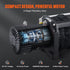 Electric Winch, 4536 kg Load Capacity Nylon Rope Winch, IP67 8.9 mm x 25.9 m ATV Winch with Wireless Handheld Remote & Hawse Fairlead for Towing Jeep Off-Road SUV Truck Car Trailer Boat