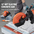 30.48cm Electric Concrete Saw Wet/Dry Saw Cutter with Water Pump and Blade