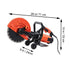 30.48cm Electric Concrete Saw Wet/Dry Saw Cutter with Water Pump and Blade