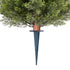 2pcs 16" Artificial Cypress Topiary Trees Faux Shrubs with Ground Spike