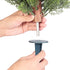 2pcs 16" Artificial Cypress Topiary Trees Faux Shrubs with Ground Spike