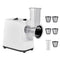 Electric Cheese Grater Salad Maker, 200W Salad Shooter, Electric Vegetable Slicer Shredder Chopper for Fruits with 5 Attachments, Stainless Steel Food Cutter for Vegetables, and Cheeses
