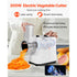 Electric Cheese Grater Salad Maker, 200W Salad Shooter, Electric Vegetable Slicer Shredder Chopper for Fruits with 5 Attachments, Stainless Steel Food Cutter for Vegetables, and Cheeses