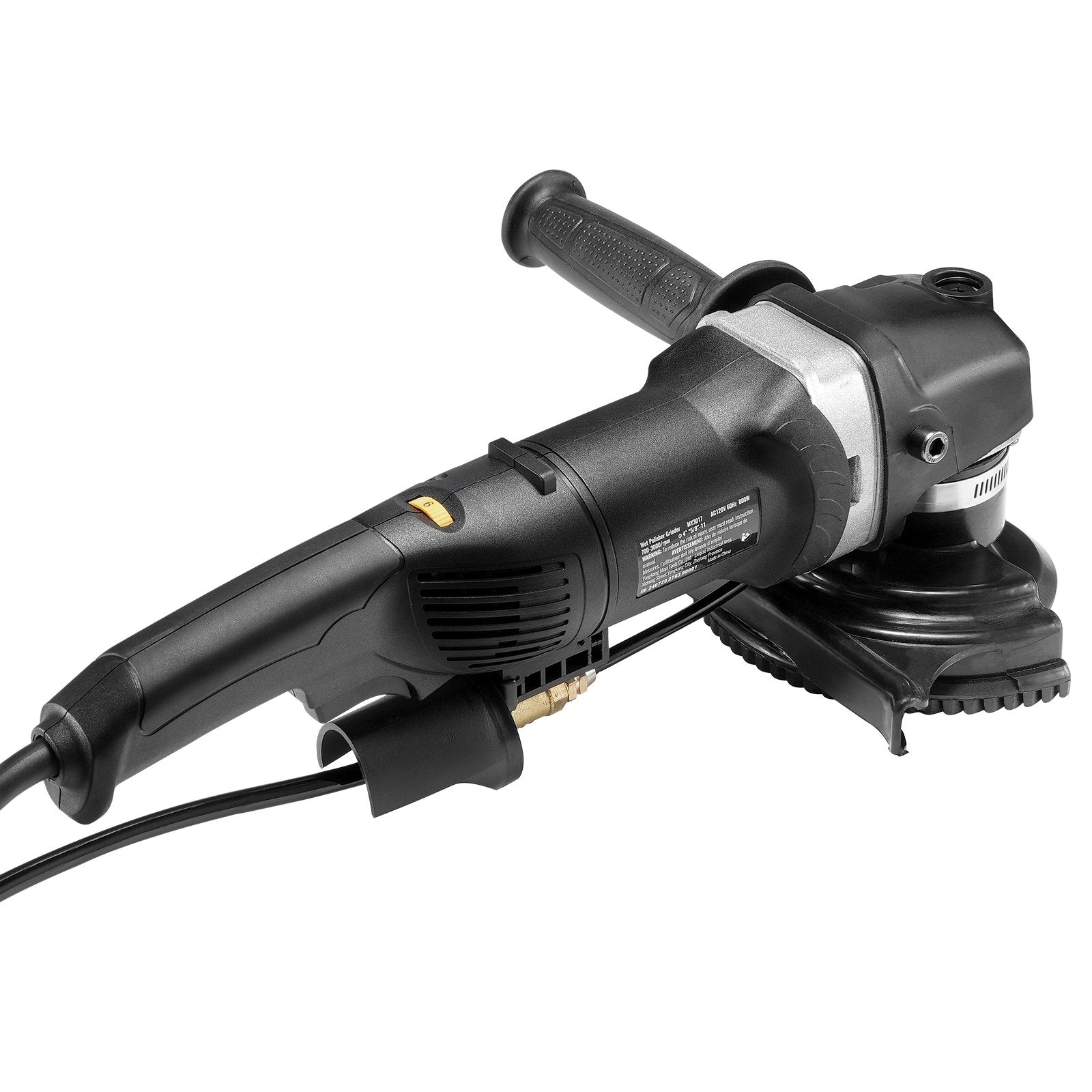 Wet Stone Polisher 4-Inch 800W Electric Concrete Polisher 6 Speed 7 Pads