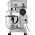 Commercial Stand Mixer, 850W Heavy Duty Electric Food Mixer, 15Qt Stainless Steel Bowl with 3 Speeds Adjustable 113/184/341 RPM, Dough Hook Whisk Beater Included, Perfect for Bakery Pizzeria