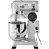 Commercial Food Mixer 30Qt, Food Mixer Commercial with Timing Function, 1100W Stainless Steel Bowl Heavy Duty Electric Commercial Mixer with 3 Speeds Adjustable 108/199/382 RPM, Dough Hook Whisk
