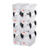 8 Pack Stackable Plastic Storage Bins 27.6x14x13cm Clear Organiser Boxes