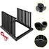 Windshield Rack 9-Lite, Windshield Truck Rack Steel, Windshield Glass Rack 24-Inch Height, Windshield Rack for Truck with PVC Pad & Foam Padding, Glass Rack for Truck, for Glass Transportation