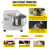 Commercial Dough Food Mixer, 8L Large Capacity Stainless Steel Mixer with Bowel, Hook, Shield, Reset Button, 450W Tilt-Head Kitchen Dough Mixers for Cake, Cream, Egg Fluid, Fillings