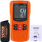 VEVOR 3-in-1 EMF Meter, 5Hz-6GHz, Handheld Rechargeable Electromagnetic Field Radiation Detector, Digital LCD EMF Tester for EF MF RF Home Inspections Outdoor Ghost Hunting 5G Cell Tower Temperature
