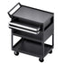 5-Tier Tool Cart with Wheels, 400 lbs Load Capacity, Rolling Work Cart with 2 Drawers & Pegboard, Mechanic Tool Storage Organizer with Locking System for Garage, Warehouse and Repair Shop, Black